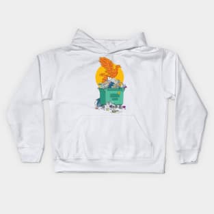 Dumpster Phoenix Kids Hoodie